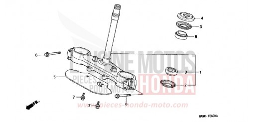 STEERING STEM XL600VV de 1997